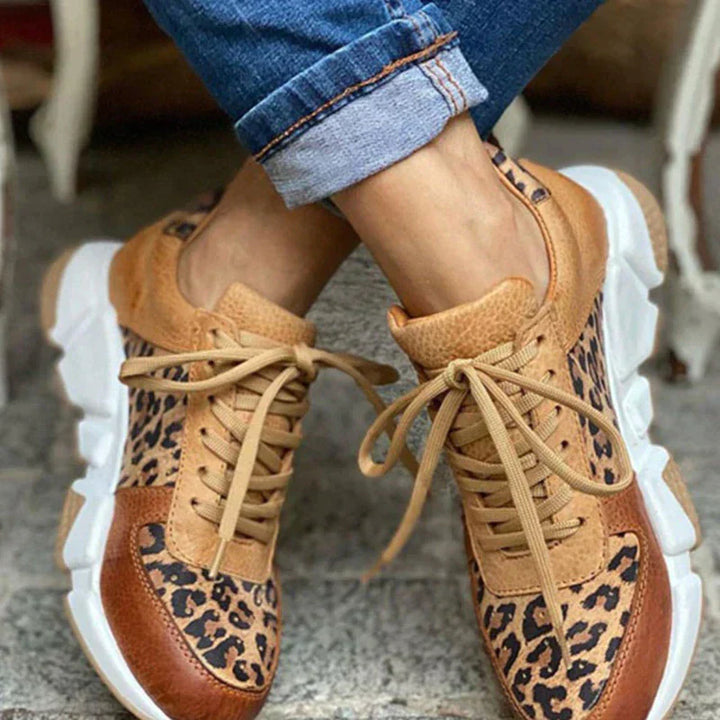 Alice | Comfortable Leopard Sneakers