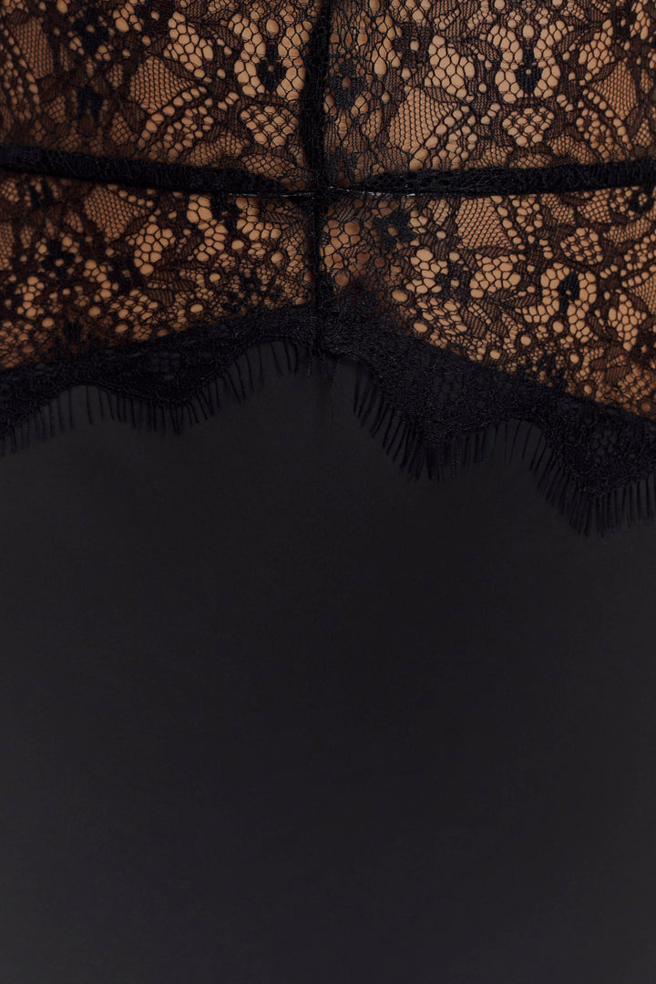 Lucy | Lace & Satin Dress
