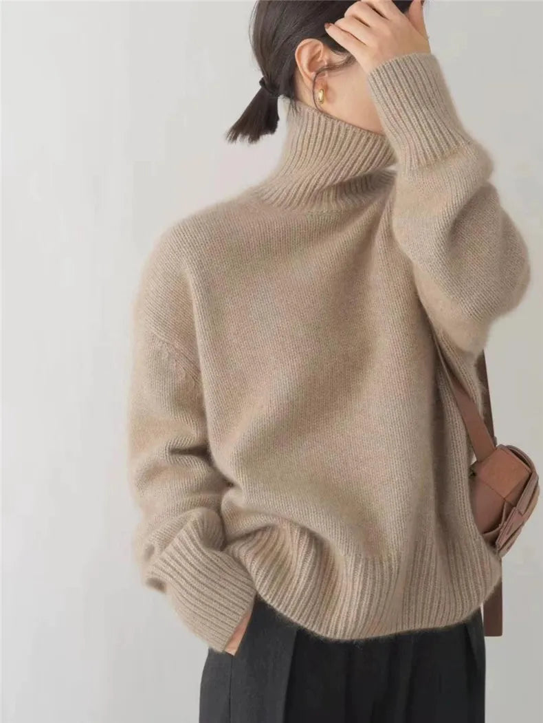 Milena - Comfortable Turtleneck Sweater