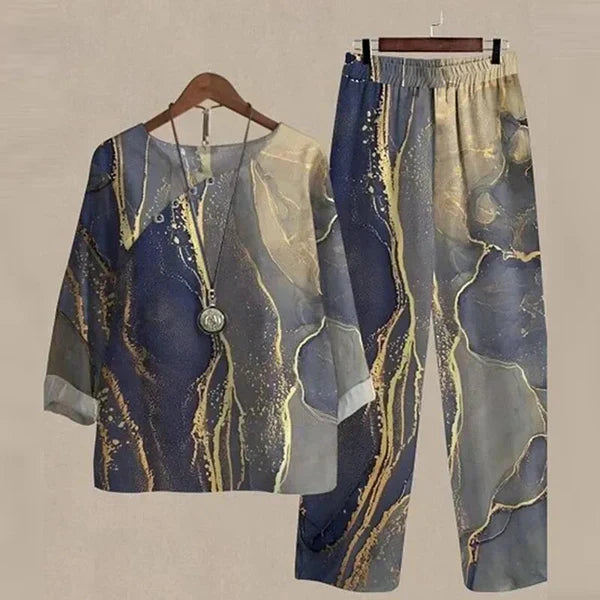 Katell – Ensemble chemise et pantalon confortable et chic