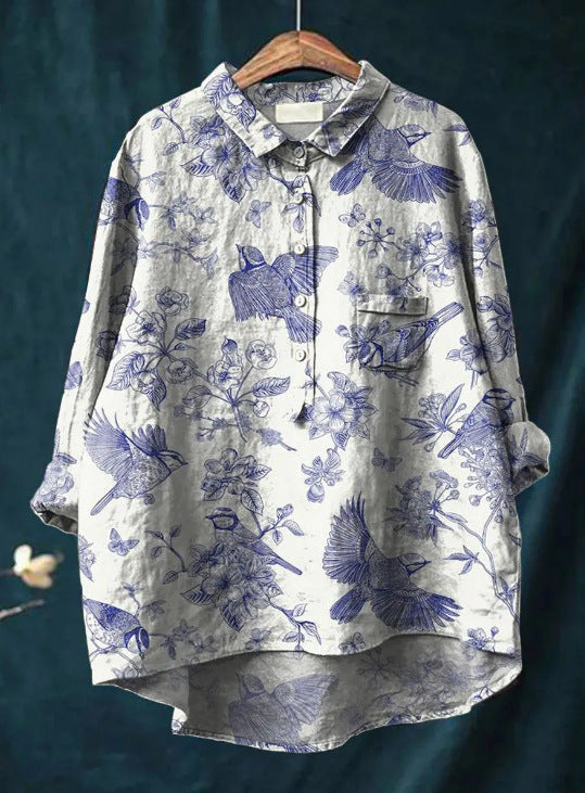 Margot | Classic Floral Blouse