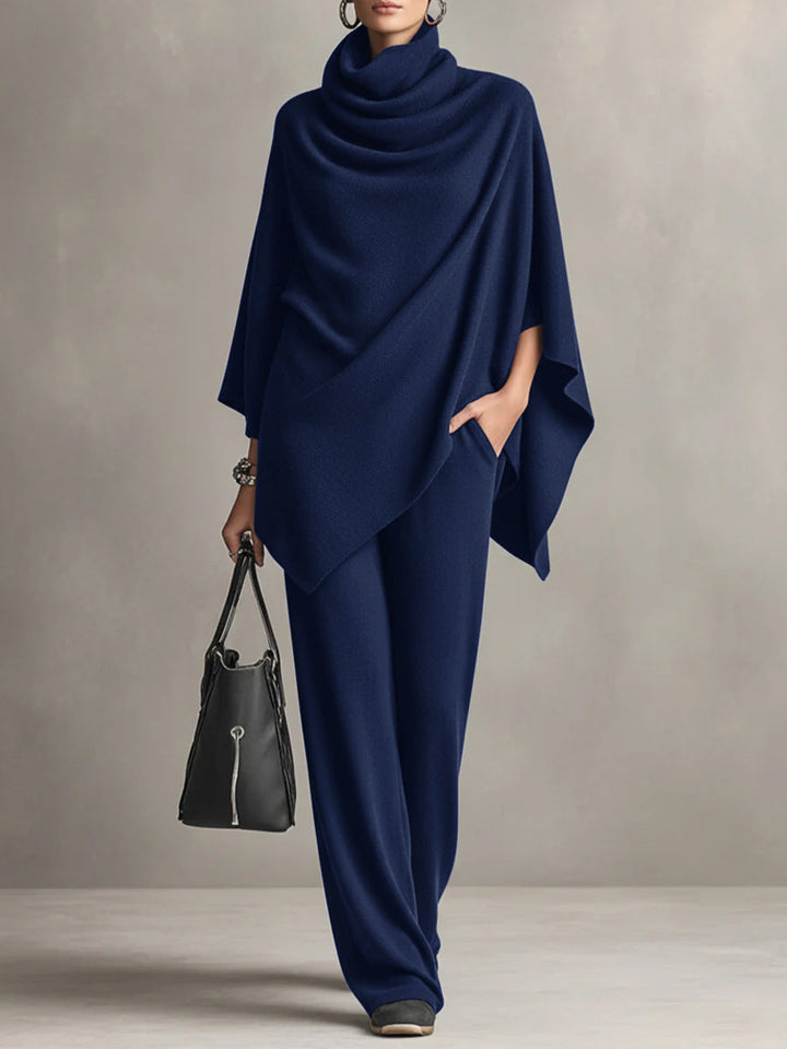 Diana | Elegant Drape Two Piece Set