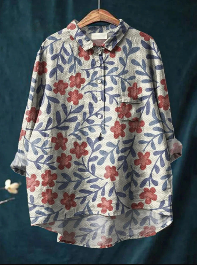 Margot | Classic Floral Blouse