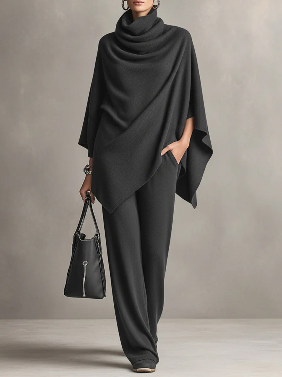 Diana | Elegant Drape Two Piece Set