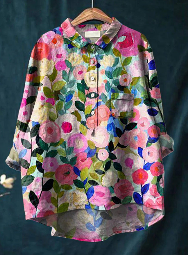Margot | Classic Floral Blouse