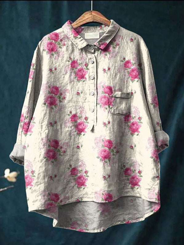 Margot | Classic Floral Blouse
