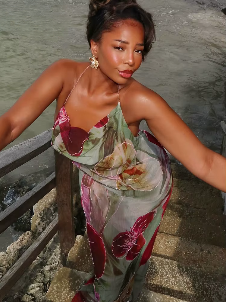 Isla | Backless Chiffon Maxi Dress Ivy Luna Isla | Backless Chiffon Maxi Dress Ivy Luna