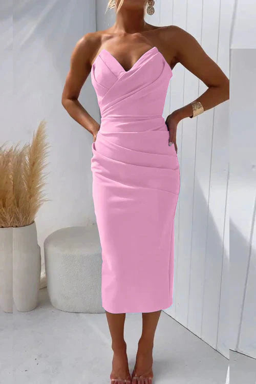Florence | Backless Midi Dress
