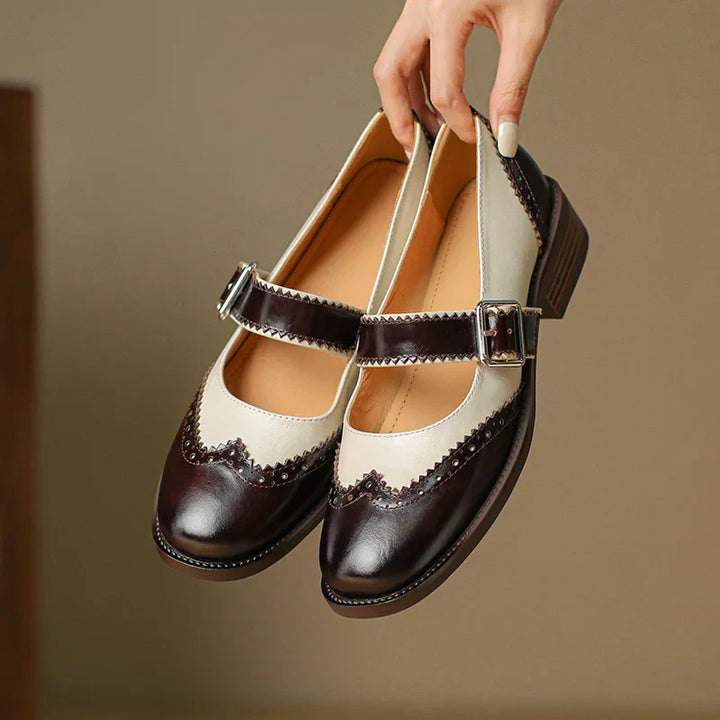 Miana | Leather Mary Jane Shoes