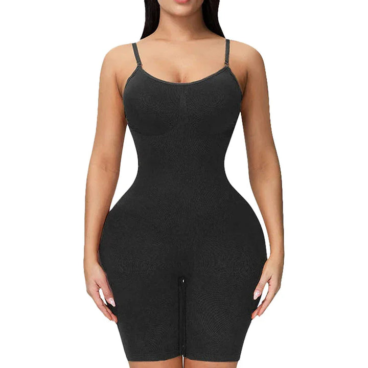 Silky Seamless Full Bodysuit Shapewear for Women Tummy Control Bodysuit Hip Lifting Butt Lifter Body Shaper Shorts