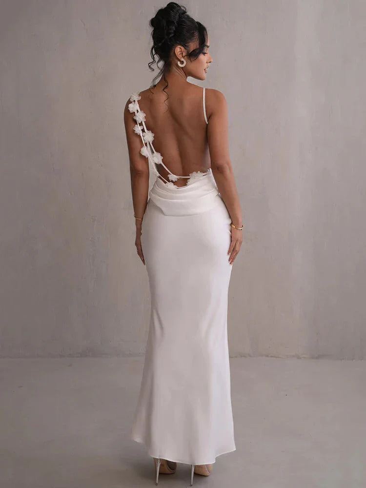 Laelia | Satin Maxi Dress