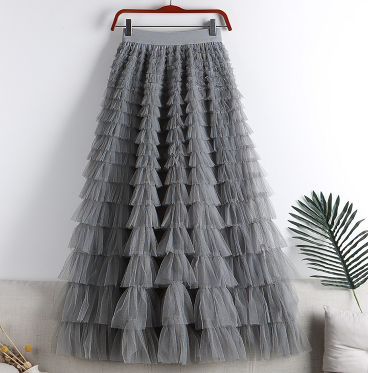 Nimia - Tulle Long Skirt