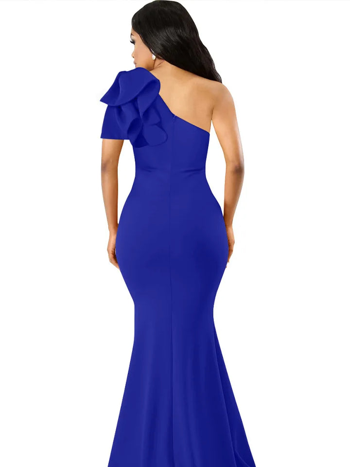 Amara | One-Shoulder Evening Gown