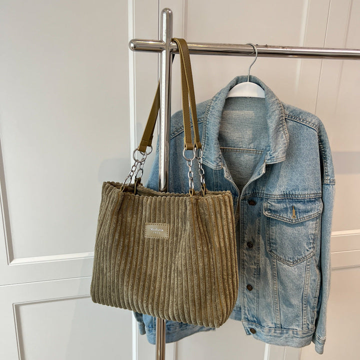 Ella | Corduroy Shoulder Bag