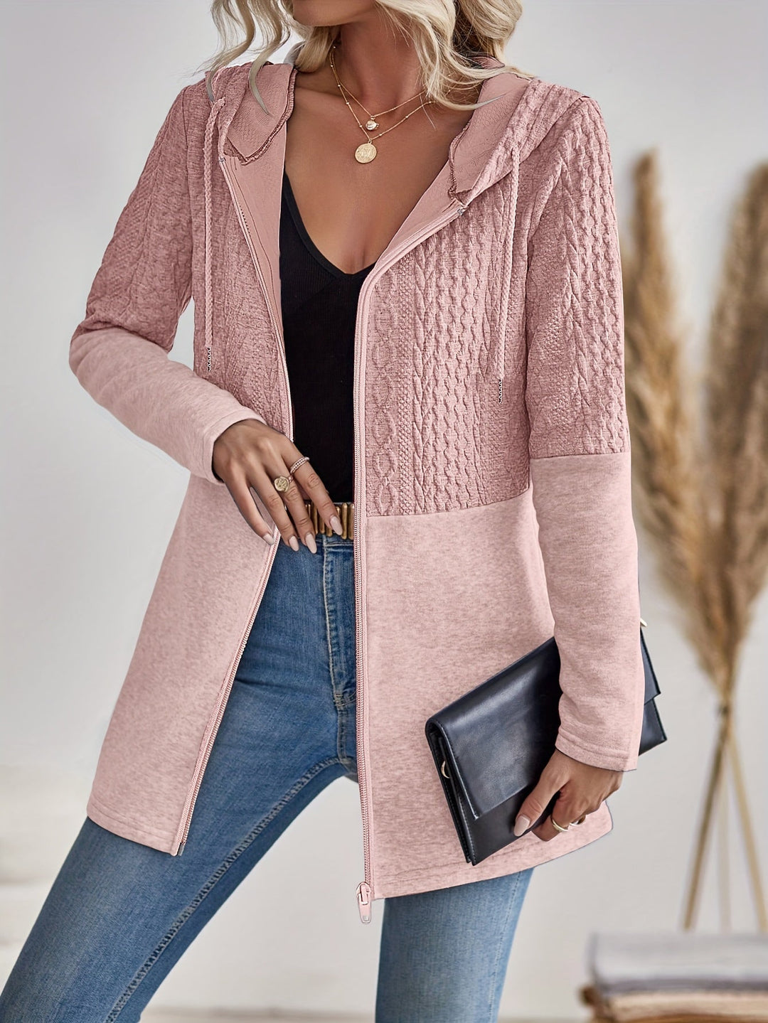Valentina | Knitted Zip Hoodie