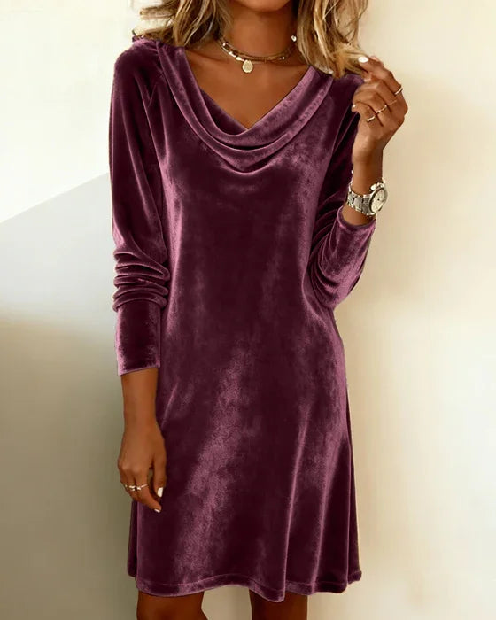 Celina | Elegant Velvet Dress