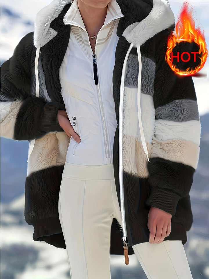 Serena | Plush Hooded Coat