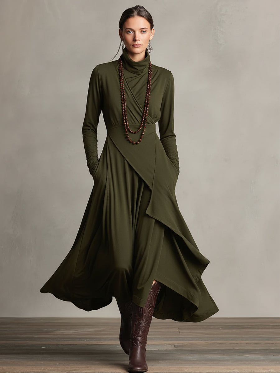 Natalie | Elegant Draped Dress Ivy Luna Natalie | Elegant Draped Dress Ivy Luna