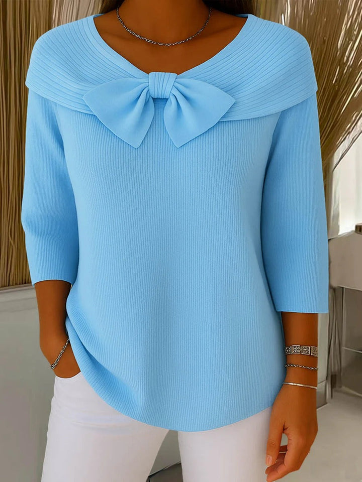 Polly | Elegant Bow Knit Jumper
